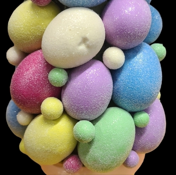 MARTHA Stewart Spring Potted Topiary Tree Centerpiece Easter Eggs Decorative 16" - Picture 4 of 6